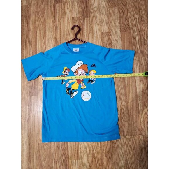 Adidas Snap Crackle Pop Rice Krispies T-Shirt Size Large Blue Made In Canada - Picture 4 of 7